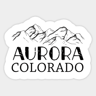 Aurora Colorado aurora Co Colorado Sticker